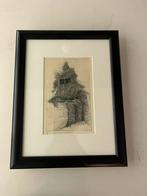 Ets tekening, Antiek en Kunst, Kunst | Etsen en Gravures, Ophalen of Verzenden
