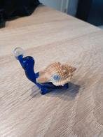 Art glas slak en vogel, Ophalen of Verzenden, Zo goed als nieuw, Dier