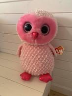 Ty beanie boo Twiggy Roze Uil XL, Kinderen en Baby's, Speelgoed | Knuffels en Pluche, Ophalen, Zo goed als nieuw, Overige typen