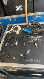 6 kabels schuko coax xlr lampje totaalprijs, Ophalen of Verzenden, Zo goed als nieuw, Apparatuur