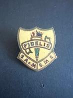 Vintage Enamel Fidelis torch badge S.A.M/S.M.S bdg2, Verzamelen, Ophalen of Verzenden, Zo goed als nieuw