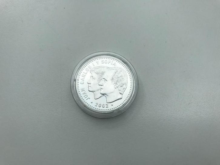 Spanje 12 Euro zilver 2002 Spaans voorzitterschap van de EU, Postzegels en Munten, Munten | Europa | Euromunten, Losse munt, Overige waardes