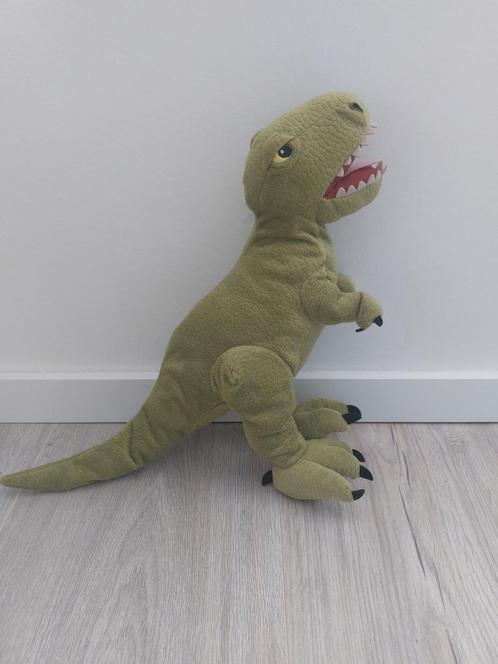 Knuffel Ikea dino dinosaurus groen jattelik dinosaur K262, Kinderen en Baby's, Speelgoed | Knuffels en Pluche, Zo goed als nieuw