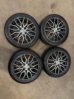 Velgenset voor oa Fiat 500, Abarth met continental banden, Auto-onderdelen, Banden en Velgen, Ophalen, Gebruikt, 16 inch, Banden en Velgen