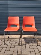 2 Vintage Ahrend de cirkel stoelen oranje, Philippus Potter, Ophalen, Gebruikt, Twee, Overige kleuren