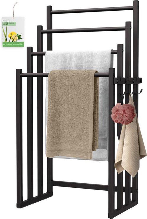 Handoekenrek, Huis en Inrichting, Badkamer | Badtextiel en Accessoires, Nieuw, Overige typen, Zwart, Ophalen of Verzenden