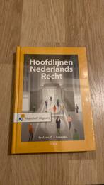 Prof.Mr.C.J. Loonstra - Hoofdlijnen Nederlands recht, Ophalen of Verzenden, Zo goed als nieuw, Prof.Mr.C.J. Loonstra