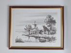 Mooie ingelijste prent Reint Withaar, Ophalen of Verzenden, Voor 1940