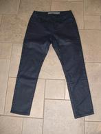 Geisha 81536-10 blauwe coated slimfit stretch broek mt S 36, Geisha, Blauw, Ophalen of Verzenden, Zo goed als nieuw