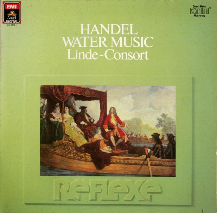 Händel - Water Music - Linde-Consort (1984), Cd's en Dvd's, Vinyl | Klassiek, Zo goed als nieuw, Barok, Orkest of Ballet, 12 inch