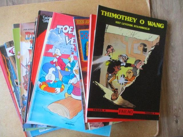 adv7901 stripboeken 6 strips, Boeken, Stripboeken, Gelezen, Eén stripboek, Ophalen