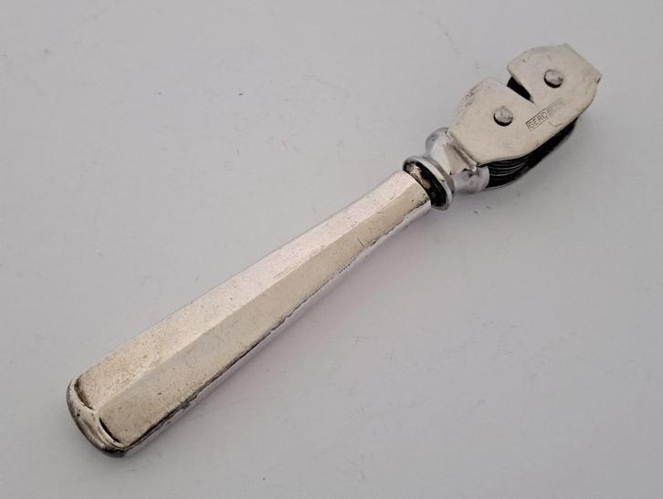 Verzilverde messenslijper Haags Lofje - Gero 90, Antiek en Kunst, Antiek | Bestek, Ophalen of Verzenden