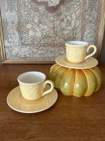 Villeroy&Boch Piemont Estivo kopjes met schotel beschikbaar voor biedingen