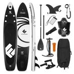 ❤️ Trip SUP-Board Set Allrounder Zwart Wit 365 CM, Watersport en Boten, Nieuw, SUP-boards, Verzenden