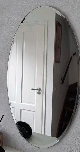 Facet spiegel 70 x 40 cm ovaal beschikbaar voor biedingen