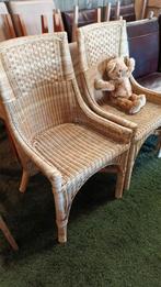 Twee rotan stoelen, Ophalen of Verzenden, Bruin, Twee