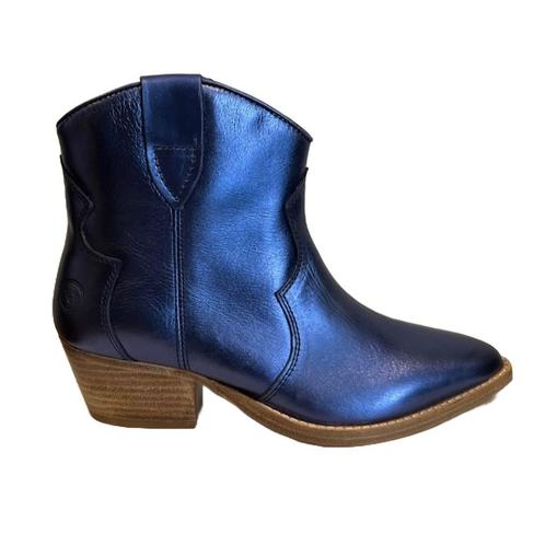 Label DOT maat 40 lerenlaars/rits blauw - SUPER SALE, Kleding | Dames, Schoenen, Nieuw, Lage of Enkellaarzen, Blauw, Verzenden