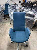 2 stuks Inclass directie bureaustoel blauw, Gebruikt, Blauw, Ophalen of Verzenden, Bureaustoel