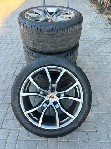 Porsche Cayenne E3 21 inch velgenset OEM met banden  beschikbaar voor biedingen
