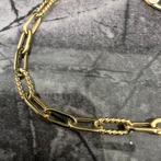 Gouden armband 14 karaat goud closed forever, Sieraden, Tassen en Uiterlijk, Armbanden, Ophalen of Verzenden, Zo goed als nieuw