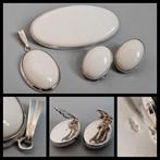 Zilver,  Nederlands zilveren sieradenset,  vierdelig., Ophalen of Verzenden, Zilver