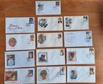 Thema Princess Diana FDC's, 13 stuks, Postzegels en Munten, Onbeschreven, Ophalen of Verzenden, Rest van de wereld