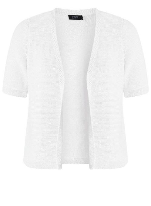 Wit vest Jitske van Yesta Maat 48 nu €37,50, Kleding | Dames, Truien en Vesten, Nieuw, Maat 46/48 (XL) of groter, Wit, Ophalen of Verzenden