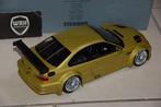 1:18 BMW M3 E46 GTR street phoenix yellow Minichamps WRH, Verzenden, Zo goed als nieuw, Auto, MiniChamps