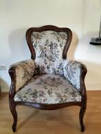 Relax fauteuil bloemen, Huis en Inrichting, Fauteuils, Ophalen, Hout, Gebruikt, Minder dan 75 cm