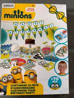 Minions Verjaardag Versiering Set +70 stuks, Ophalen of Verzenden, Nieuw, Versiering, Verjaardag