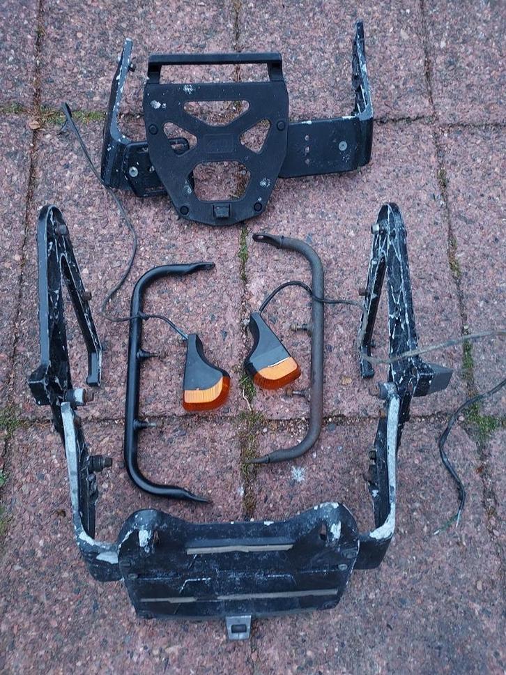 Honda XRV650 Africa Twin Givi zij-top kofferrek WING systeem, Motoren, Accessoires | Overige, Gebruikt, Verzenden