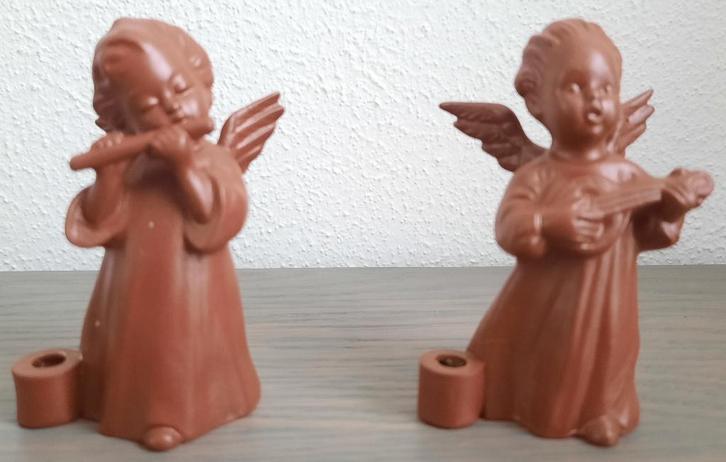 2 kleine Goebel engeltjes 7,5 cm, Diversen, Kerst, Zo goed als nieuw, Ophalen of Verzenden