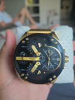 Diesel Mr. Daddy 2.0 DZ7333 Gouden Horloge, Overige merken, Staal, Gebruikt, Staal
