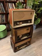 Vintage Radio's - Partij van 3 (Niet Werkend), Ophalen, Niet werkend, Radio