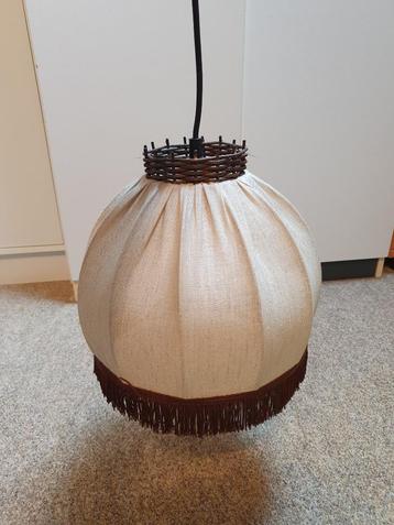 Hanglamp met stoffen kap beschikbaar voor biedingen