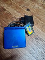 Game Boy Advance SP AGS-001 + WarioWare Inc., Ophalen of Verzenden, Game Boy Advance SP