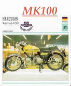 Mk100 motorkaart hercules wankel sachs w 2000 (1973 ) -, Verzenden, Zo goed als nieuw, Motoren