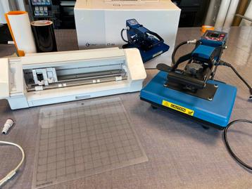 Silhouette Cameo 4 en Calortrans CT-a4 kledingpers beschikbaar voor biedingen