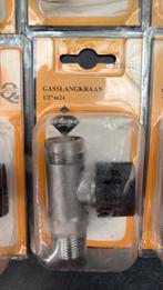 Gasslangkraan 1/2inch, Ophalen, Nieuw, 4 kookzones, Inbouw