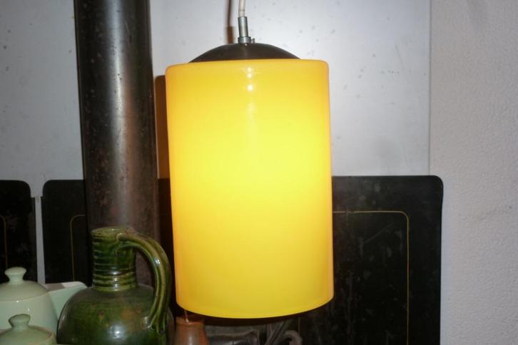 HANGLAMP,SIXTIES,ZEVENTIES,POP,MID-CENTURY,VINTAGE,WAGENFELD, Huis en Inrichting, Lampen | Hanglampen, Gebruikt, 50 tot 75 cm