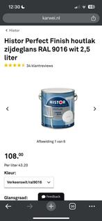 Histor Perfect Finish houtlak 2,5 L, Ophalen