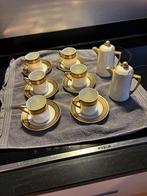 Rijk met goud gedecoreerd servies van goud 22k, Antiek en Kunst, Antiek | Servies compleet, Ophalen