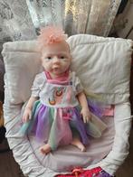 Mooie Platina Siliconen  Reborn Baby Pop Angel, Ophalen of Verzenden, Zo goed als nieuw, Babypop, Levensecht of Reborn