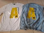 ALIX Set - T-shirt & Spijkerjasje, Ophalen of Verzenden, Zo goed als nieuw, Wit, Korte mouw