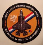 Joint Strike Fighter Netherlands F-35 Lightning II, Verzamelen, Zo goed als nieuw, Patch, Badge of Embleem, Verzenden