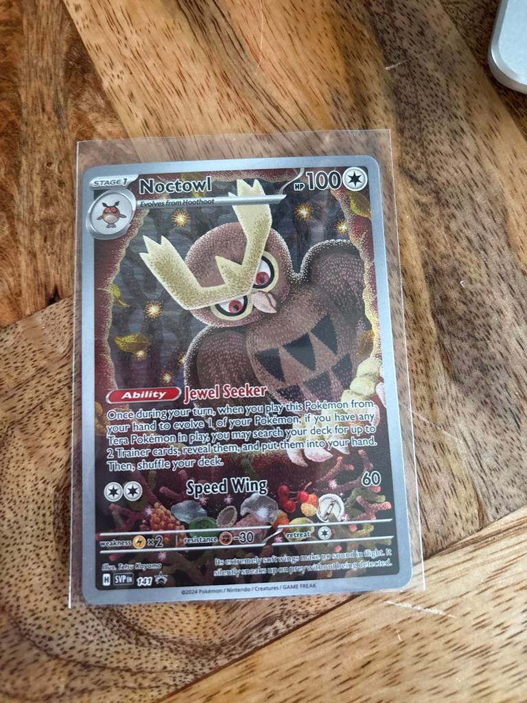 Noctowl Pokémonkaart - Zeldzaam!, Ophalen of Verzenden, Zo goed als nieuw