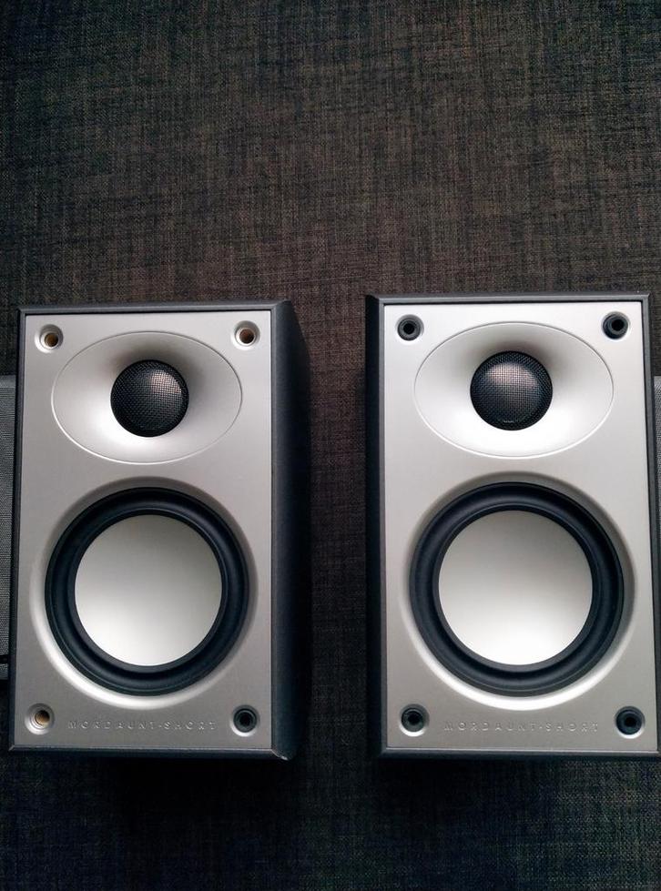 Mordaunt short ms302 speaker set, Audio, Tv en Foto, Luidsprekers, Gebruikt, Front, Rear of Stereo speakers, 60 tot 120 watt, Overige merken