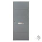 Moderne voordeur in hout | Strak design, Doe-het-zelf en Verbouw, 80 tot 100 cm, Nieuw, Ophalen of Verzenden, Buitendeur