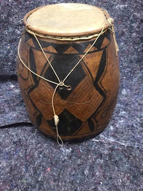 Bongo, Afrikaans Handwerk, Muziek en Instrumenten, Percussie, Gebruikt, Trommel, Ophalen