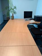 Actua Bureau in cockpithoekopstelling met 2 Klasseerkasten, Huis en Inrichting, Bureaus, Ophalen, In hoogte verstelbaar, Gebruikt